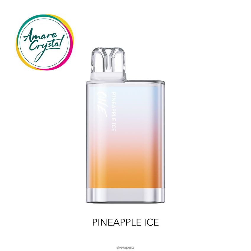 SKE Vape Authentication - SKE Amare Crystal One Disposable Vape Pineapple Ice X820BT27