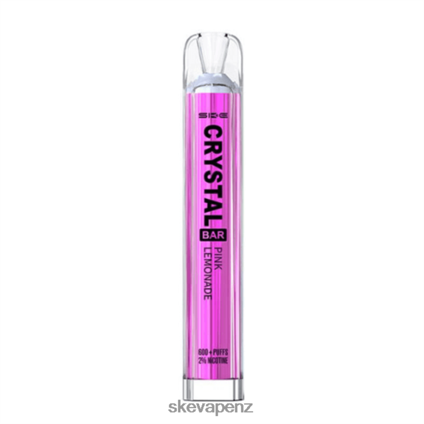 SKE Vape Authentication - SKE Crystal Bar Disposable Vape Pink Lemonade X820BT67