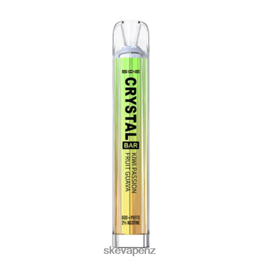 SKE Vape NZ - SKE Crystal Bar Disposable Vape Kiwi Passion Fruit Guava X820BT82