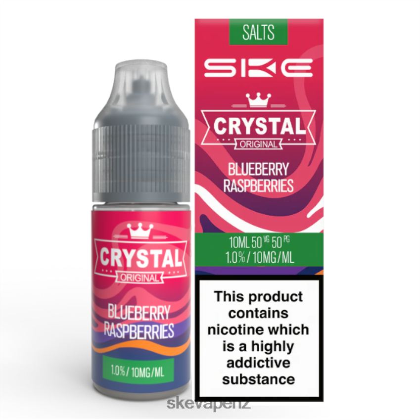 SKE Vape NZ - SKE Crystal Nic Salt - 10ml Blueberry Raspberries X820BT112