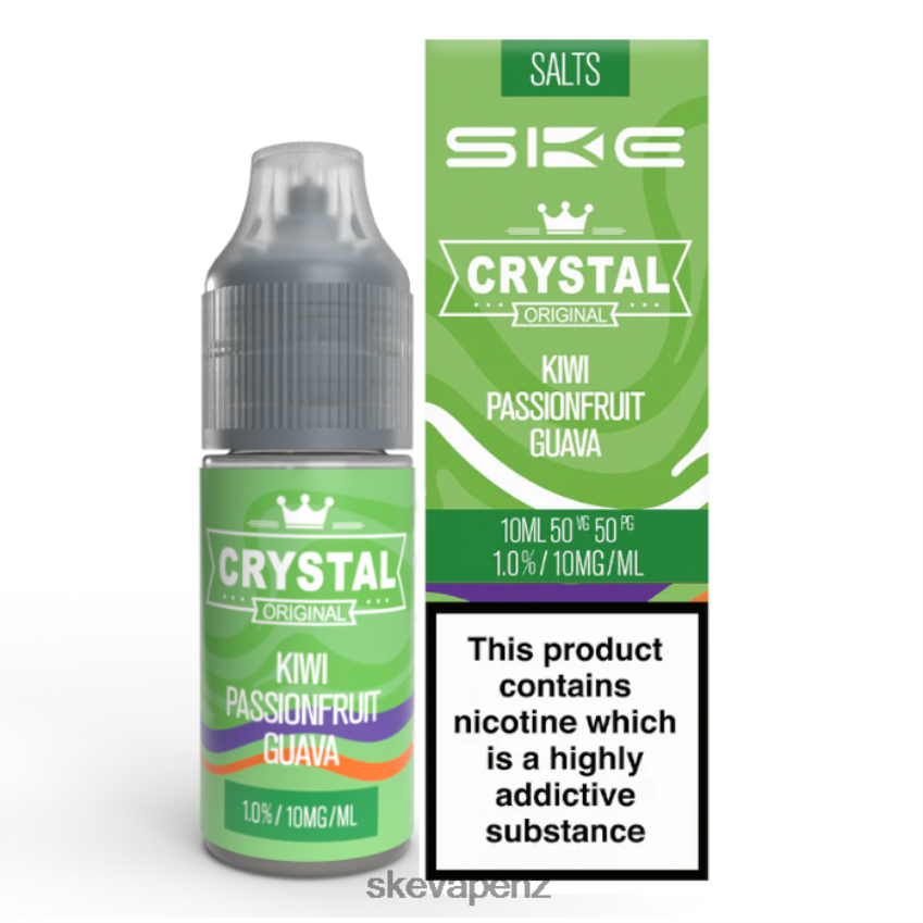 SKE Vape Website - SKE Crystal Nic Salt - 10ml Kiwi Passionfruit Guava X820BT115