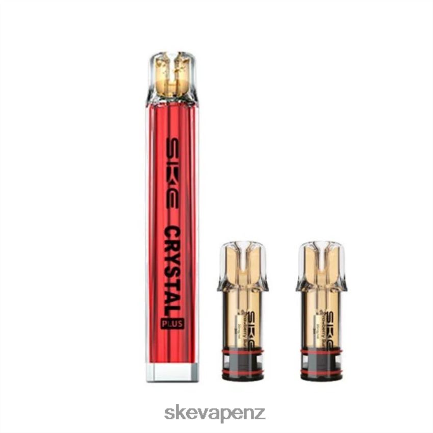 SKE Vape NZ - SKE Crystal Vapes Plus Pod Kits Red X820BT2